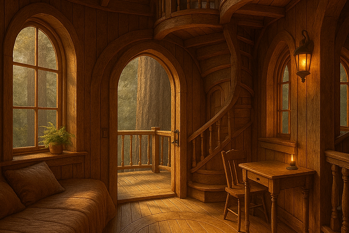 SkyNest Treehouse in the Ancient Sequoias